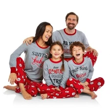 Family Matching Christmas Pajamas | Santa Baby, Be Nice, Dear Santa PJ Sets