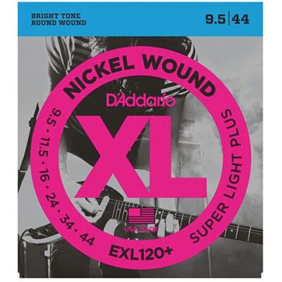 Saiten E-Gitarre D'Addario EXL120+ Nickel Wound .0095-044 Gitarrensaiten E- Gita