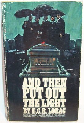 AND THEN PUT OUT THE LIGHTS Bantam Paperback Book E.C.R. LORAG Horror Thriller