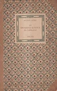 LA TIPOGRAFIA ELVETICA DI CAPOLAGO CADDEO RINALDO ALPES 1931 \ - Imagen 2 de 2