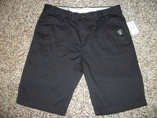 VOLCOM STONE New NWT Mens Walk Shorts Casual Black Chino Frickin Modern Fit