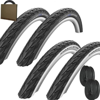 2x Schwalbe Reifen Delta Cruiser HS431 26x1 3/8 37-590 m/o Conti Schlauch