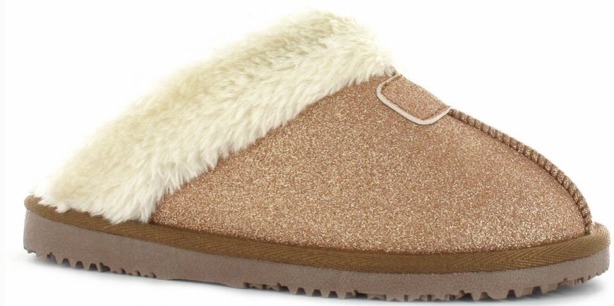 PANTOFOLA D’ORO ELLA SPARKLE PANTOFOLE DONNA MULE JILL NUOVE CIABATTE INVERNALI MEMORY FOAM