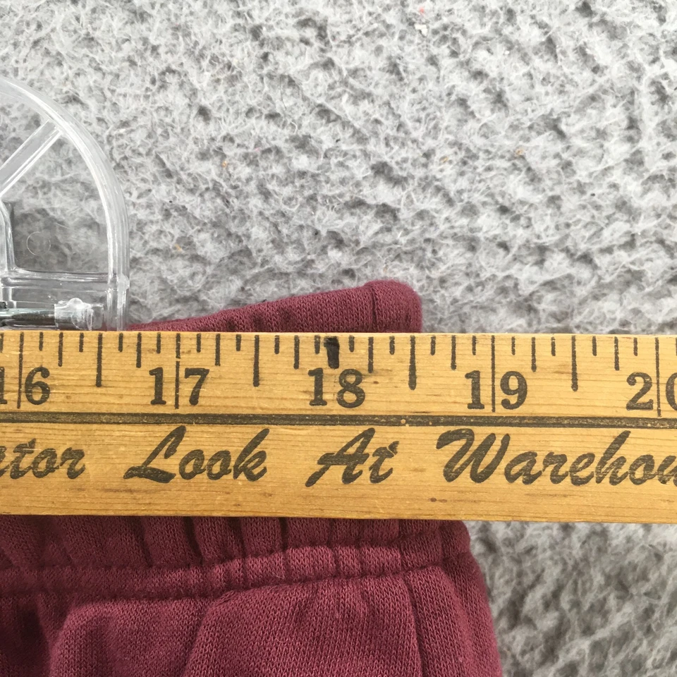 Fanatics Jogger Pants Mens 2XL Solid Burgundy Elastic Waist Drawstring Pull On - Image 4 of 4