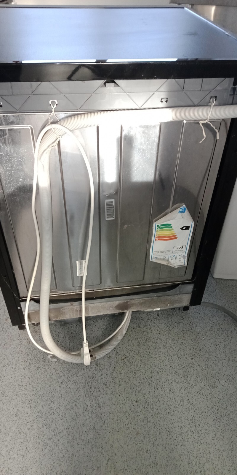 Bush Freestanding Full Size Dishwasher in black WV12 75DB eBay