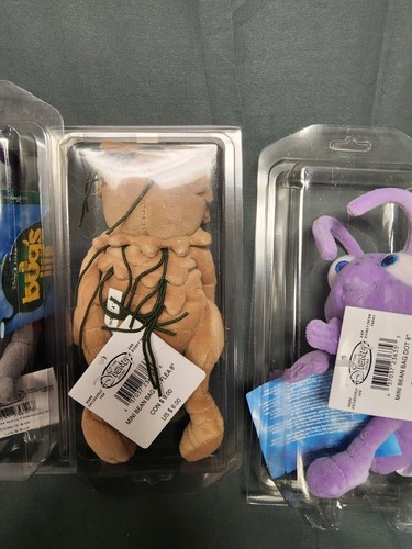 Set Of 5 Disney, A Bug's Life, 7-9" Beanie Baby Characters - Picture 5 of 9