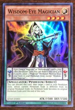 Wisdom-Eye Magician SDMP-EN005 YuGiOh! Pendulum SUPER RARE 1st Ed Near Mint x1