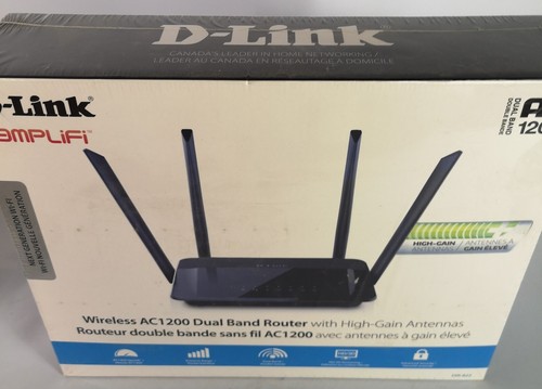 D-LINK Wireless AC1200 DIR-822 Dual Band Router High-Gain Antennas Extreme Range - Picture 3 of 4