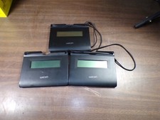 LOT OF 3 WACOM STU-300 STU-300/01 SIGNATURE TABLET  MISSING ONE PEN