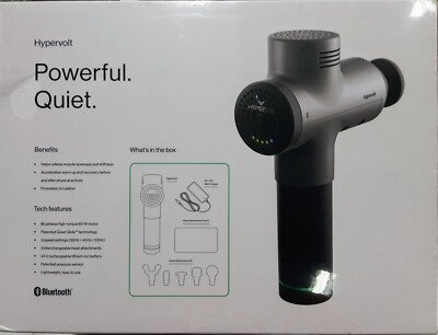 Hypervolt BT Bluetooth Percussion Massage Device - Silver