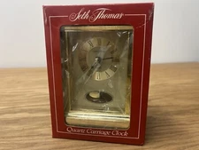 Seth Thomas Charm Model 243 Quartz Carriage Clock - New In Box