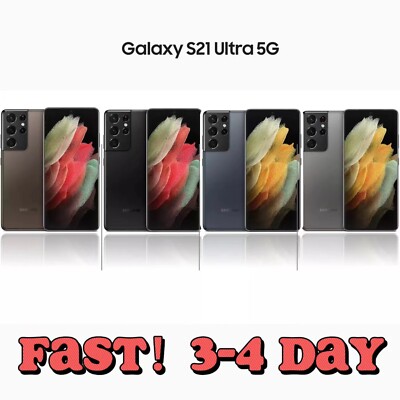 Samsung Galaxy S21 Ultra 5G G998U 256G Factory Unlocked Smartphone OPEN BOX US