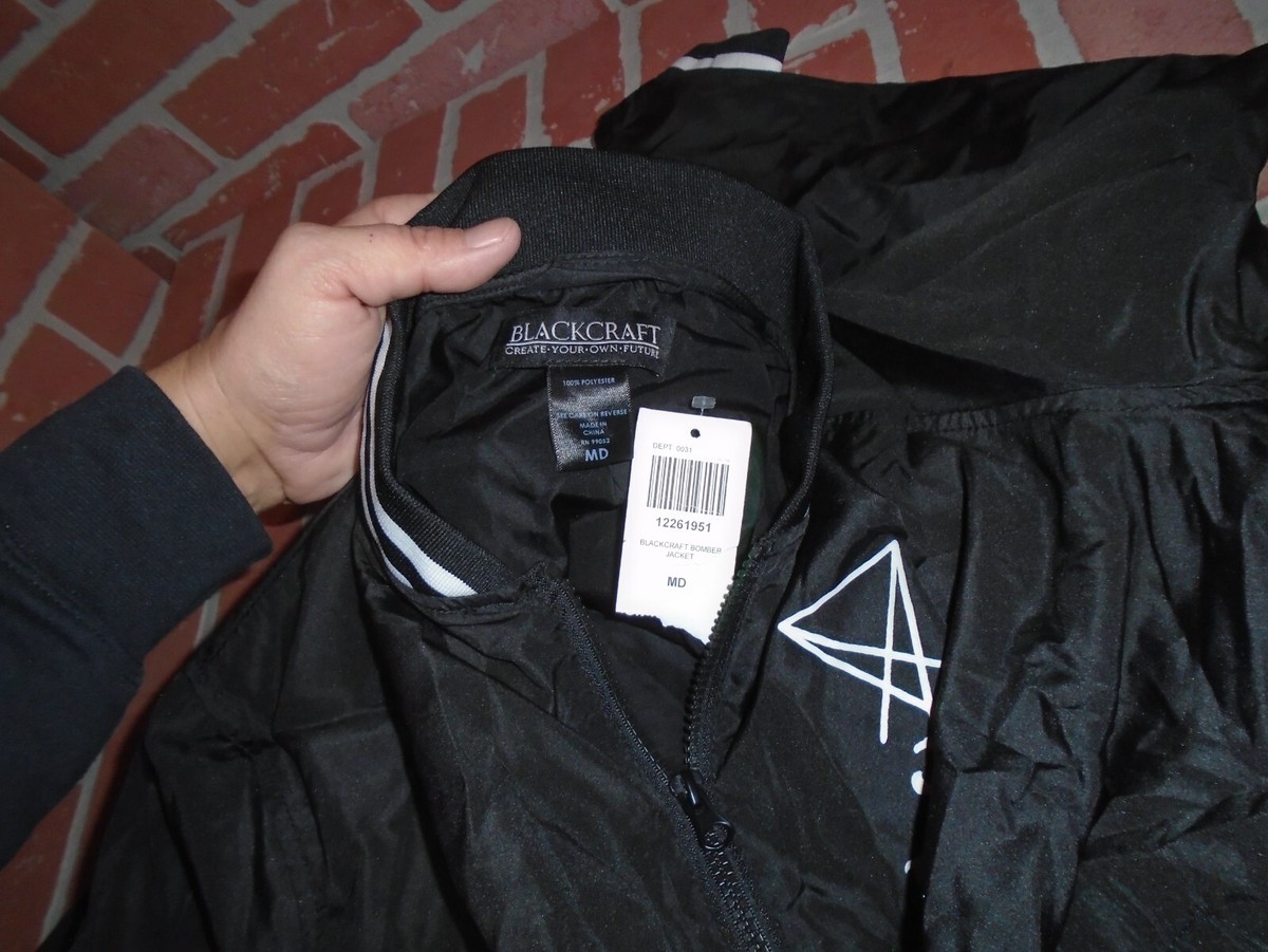BLACKCRAFT LIGHT BOMBER JACKET UNISEX ADULTS MEDIUM NEW WITH TAGS BY HOT  TOPIC