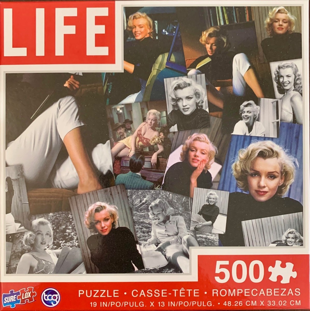 Marilyn Monroe Life 500 Piece Jigsaw Puzzle Sure Lox New | eBay