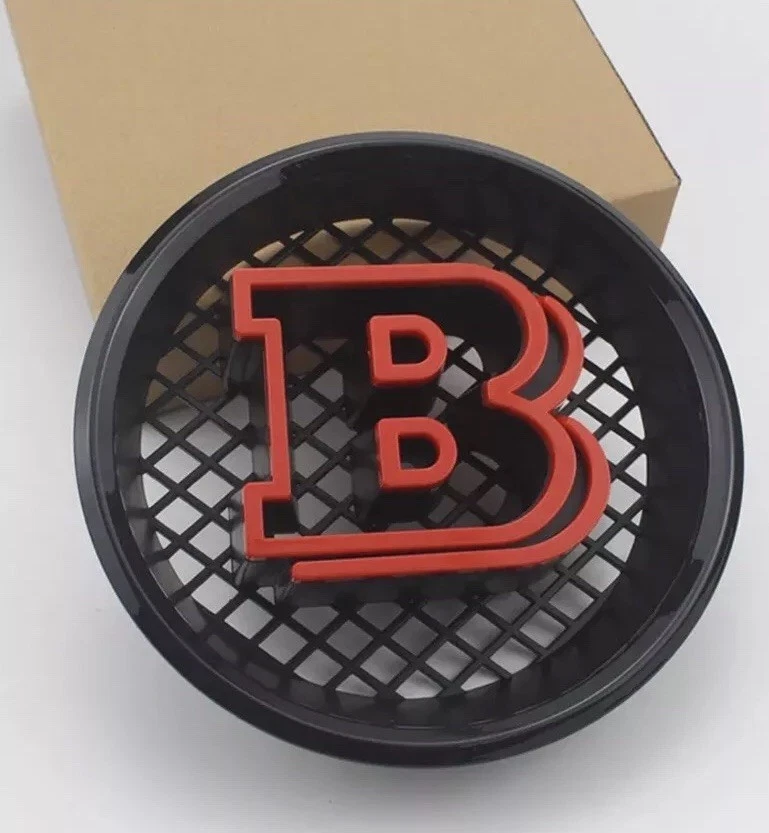 Emblemas de rejilla delantera 3D BRABUS B para Benz W463 Clase G G500 G550 G55 G63 G65 AMG Foto 2 de 4
