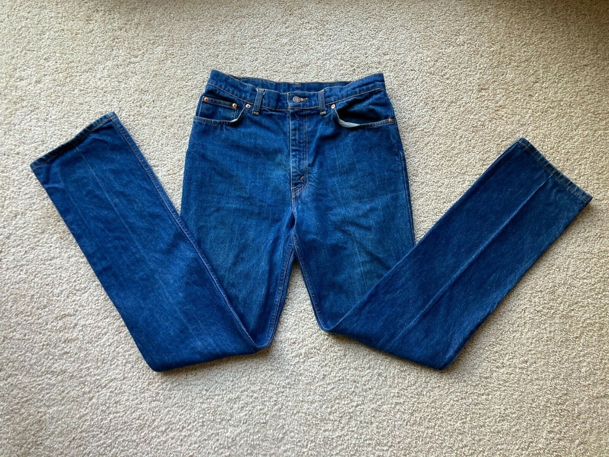 VINTAGE 1980s RALPH LAUREN POLO WESTERN DENIM JEANS 32W X 34L vtg