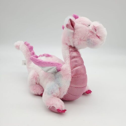 Ganz Whimsy Dragon Plush Toy 8" Pink & White Stuffed Animal Plush Sparkle No Cod - Picture 2 of 7