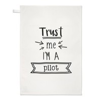 Trust Me I'm A Pilot Geschirrtuch SpüLlappen - Lustig Best Favorit