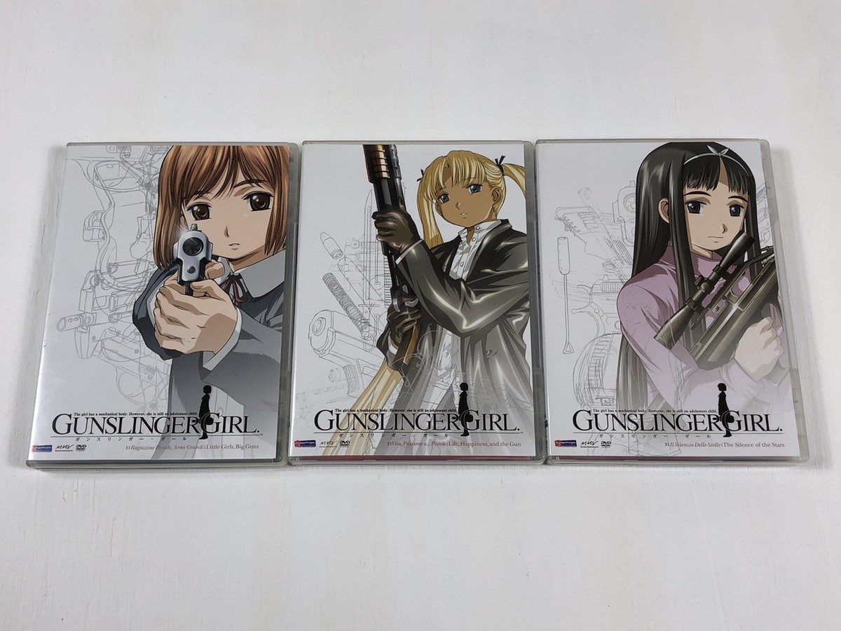 Gunslinger Girl The Complete Box Set DVD 3 Disc Set Anime