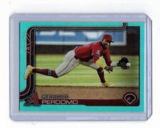 2025 Topps Series 1- Aqua Rainbow Foil #228 Geraldo Perdomo Arizona Diamondbacks