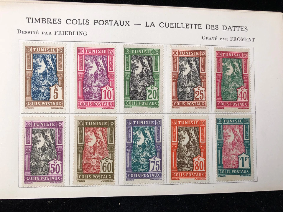 Timbres Ancien Postes Tunis Tunisie 1926 Planches Antique Stamps Tunisia - Photo 4/4