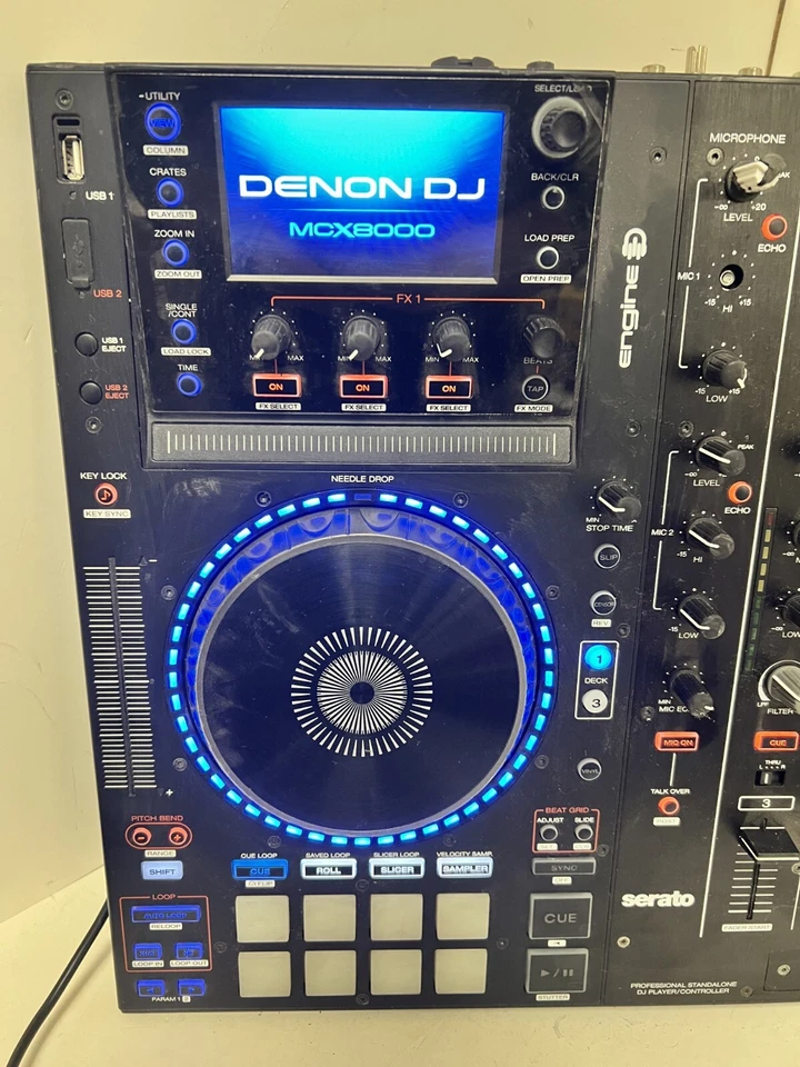 Denon DJ MCX8000 Standalone DJ Player and Serato 4-Channel DJ As-Is Broken Knobs - Image 3 of 4