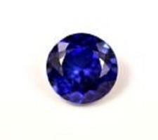 Round Cut Loose Gemstone 10 Ct Natural Kashmiri Royal Blue Sapphire Certified