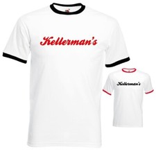 Kellermans style Retro Ringer t-shirt  |  Kellerman's, Black or Red print