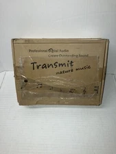 Mini GE5654 Tube Phono Preamp Home Stereo Audio Preamp w/VU Meter Headphone Amp 