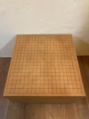 Go Board Japanese Vintage with 4 legs Igo goban 42cm × 45cm × 30.5cm