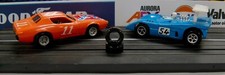 AURORA AFX AUTO WORLD JL MAGNATRACTION .474"R SILICONE SUPER TIRES RADIUSED
