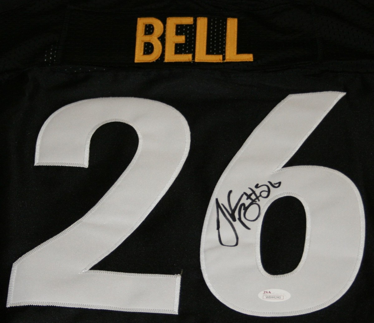 Le'VEON BELL Pittsburgh Steelers Signed Black Jersey Autograph JSA Size 48