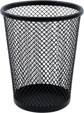 HSYMQ Desk Pencil Pen Holder Wire Mesh Cup Organizer for Office Desk Accessories