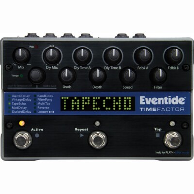 Eventide TimeFactor Twin Delay True Analog Bypass Guitar Effects Pedal Stompbox