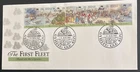 Australia FDC 1987 The First Fleet Rio de Janeiro