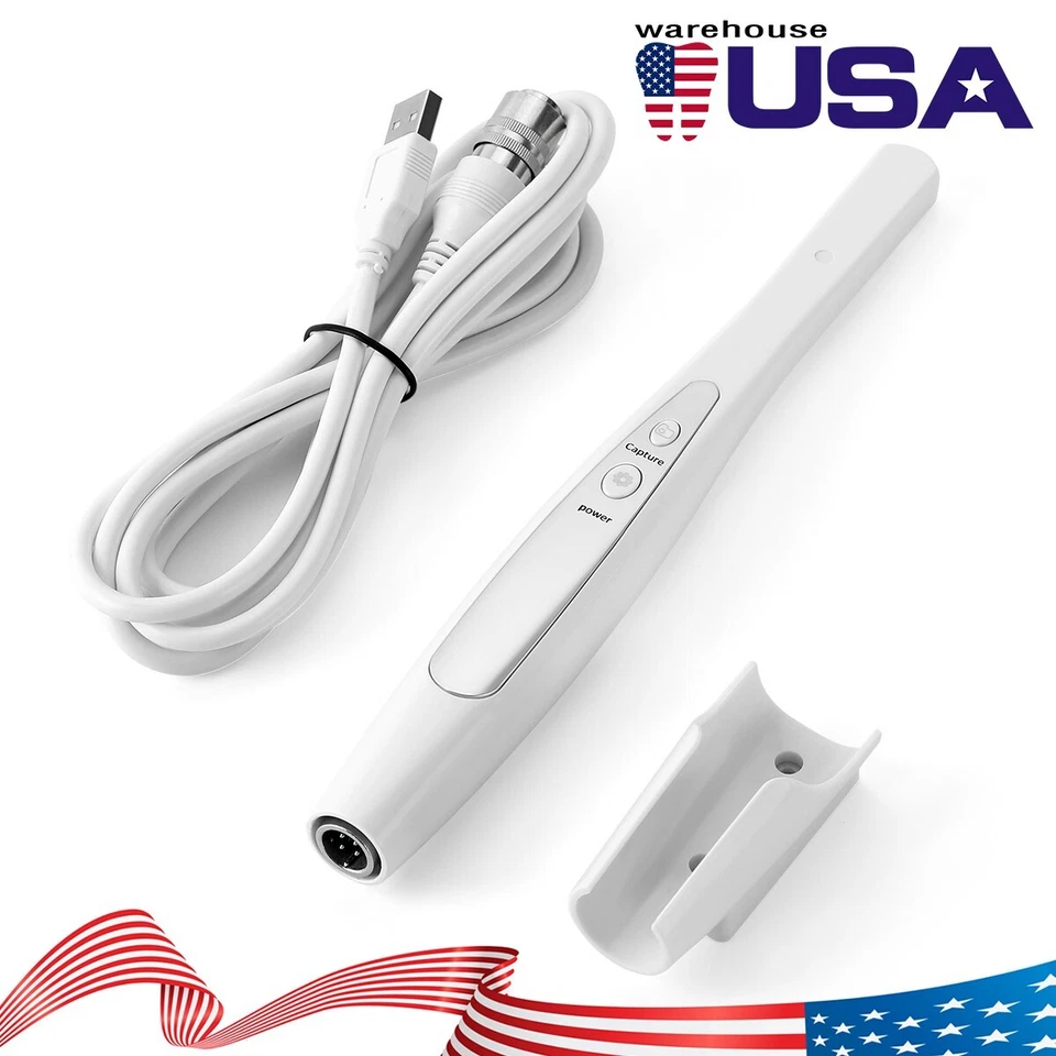 Cámara intraoral dental AZDENT digital USB enfoque de imágenes intraoral 6 luces LED Foto 3 de 4