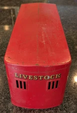 Tonka 1950s Livestock Semi Trailer Shell Original Red For Parts L@@K