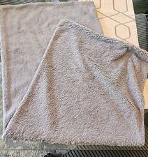 Room Essentials RE Faux Fur Gray Body Pillow Cover Case Only