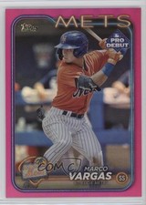 2024 Topps Pro Debut Fuchsia Foil 84/199 Marco Vargas #PD-158 1f5h