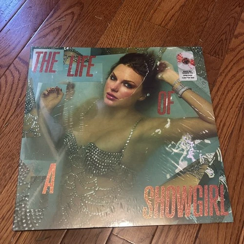 Taylor Swift The Life Of A Showgirl Vinyl LP Honestly Wild Transparent Splatter