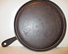 Griswold “Good Health” #8 Cast Iron Griddle, NICE-CLEAN-READY TO USE CONDITION