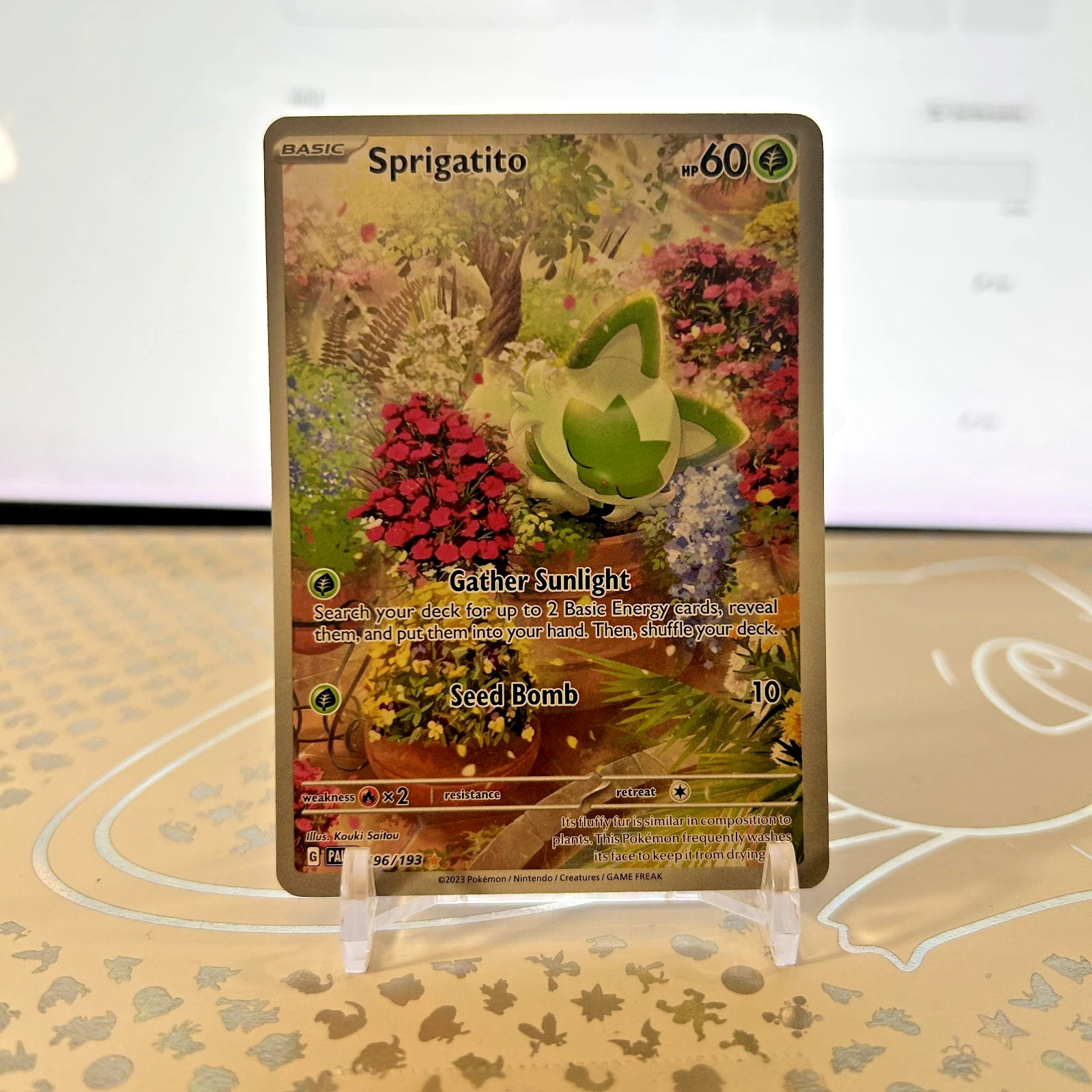 Sprigatito 196/193 - Paldea Evolved - Pokémon TCG - NM