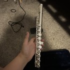Etude Silver Closed-Hole Concert Flute Boehm System Key of C w/ Case — photo 3