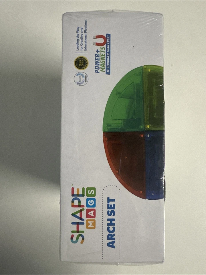 Shape mags 4 Pcs  Arches sahpe   Magnet Building Tiles Magnetic Blocks NEW - Image 4 of 4