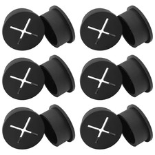12pcs 1 Inch Cable Grommet, Flexible Desk Grommet, Cable Cord Hole Plug Wire Hol