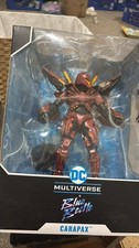 McFarlane Toys DC Multiverse Blue Beetle CARAPAX Action Figure Megafig box damag