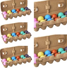Façon de célébrer 5 douzaines 60 œufs remplis de confettis Cascarones pour Pâques