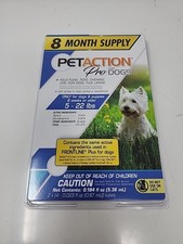 Pet Action Pro Flea  Tick Treatment for Small 5-22 lbs. Dogs - 8 Doses