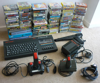Sinclair ZX Spectrum 128k Plus 2 2 Computer & Games Bundle Job Lot Vintage