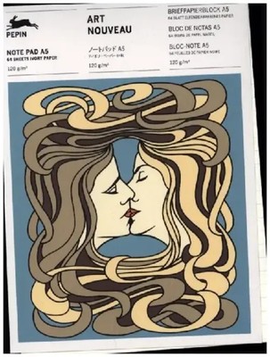 Pepin van Roojen | Art Nouveau | Deutsch (2024) | Writing Paper & Note Pad A5